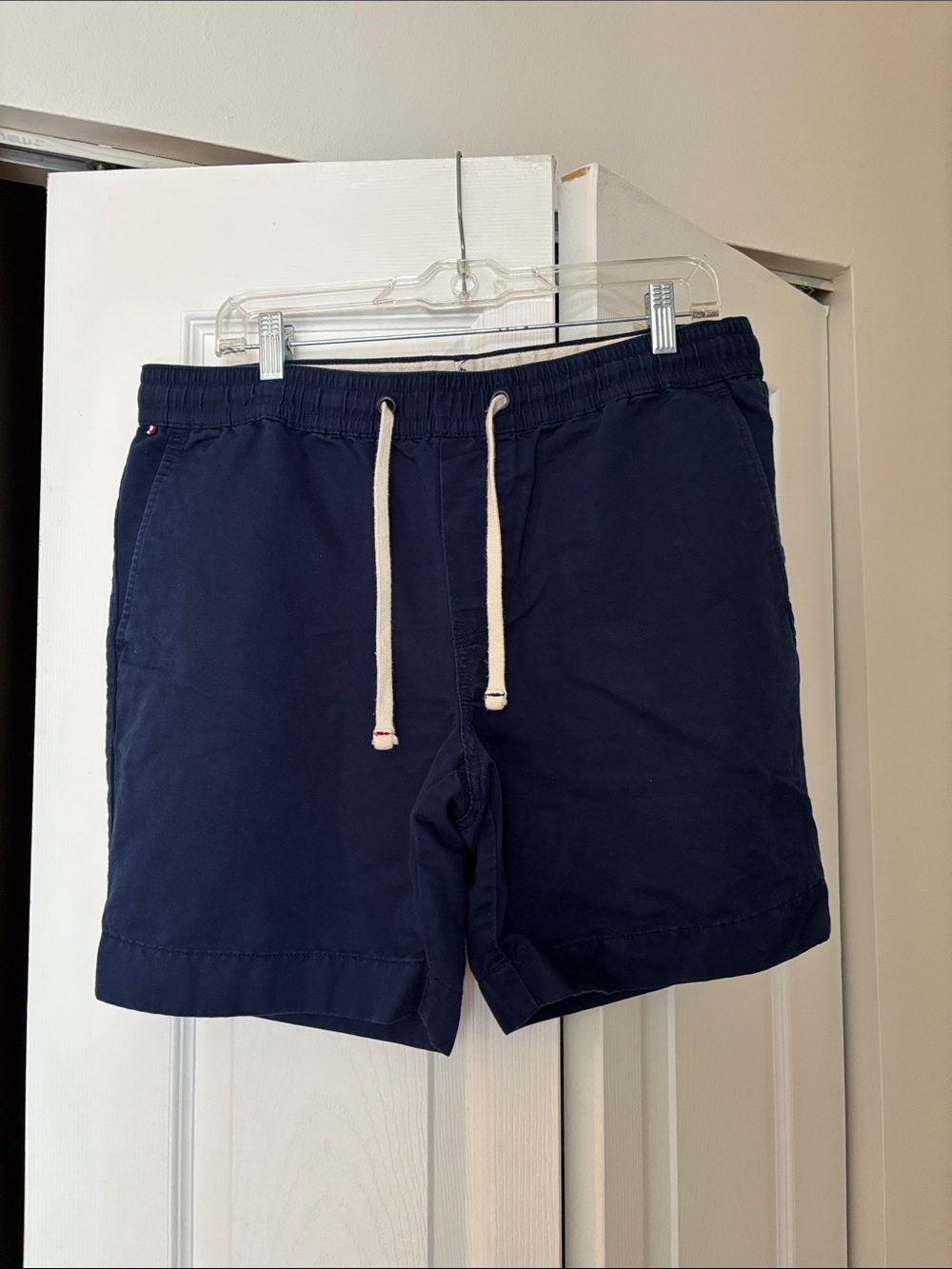 Tommy Hilfiger Navy Blue Drawstring Casual Shorts